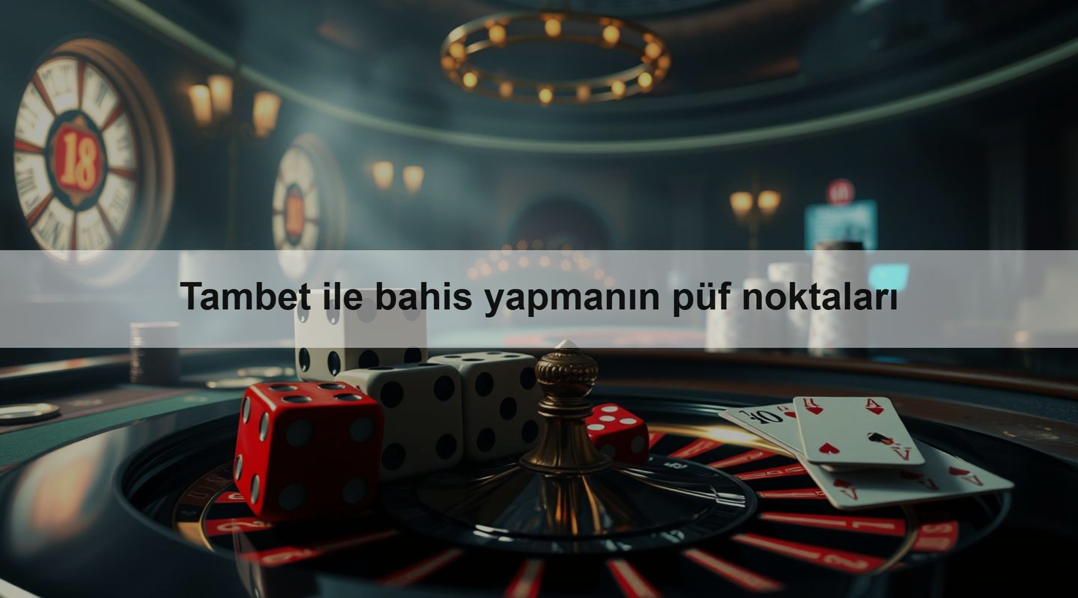 Tambet ile bahis yapmanın püf noktaları 1 Tambet ile bahis yapmanın püf noktaları